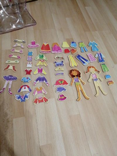 Лот: 19816204. Фото: 1. Игрушки магнитные. Куклы и наряды... Куклы и аксессуары