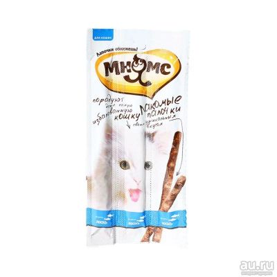 Лот: 10399553. Фото: 1. лакомство Мнямс Для Кошек Палочки... Корма