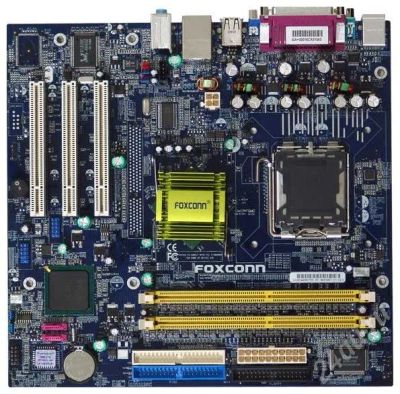 Лот: 209364. Фото: 1. FOXCONN 865GV7MC-S +Celeron 2... Материнские платы