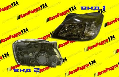 Лот: 19819984. Фото: 1. Фара Kia Rio (2009-2011) черная... Оптика и освещение