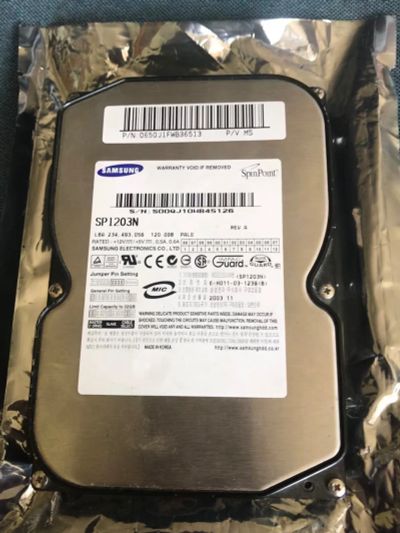 Лот: 19307626. Фото: 1. Жёсткий диск Samsung. Жёсткие диски (HDD)