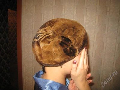 Лот: 731725. Фото: 1. Норковый берет. Головные уборы