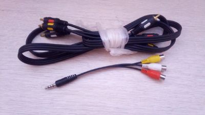 Лот: 16474667. Фото: 1. Провод, кабель 3RCA штекер - 3RCA... Шнуры, кабели, разъёмы