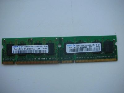 Лот: 5060812. Фото: 1. оперативная память 512+256 ddr2. Оперативная память