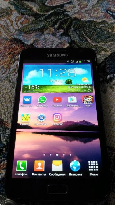 Лот: 8857432. Фото: 1. Samsung galaxy note n7000. Смартфоны