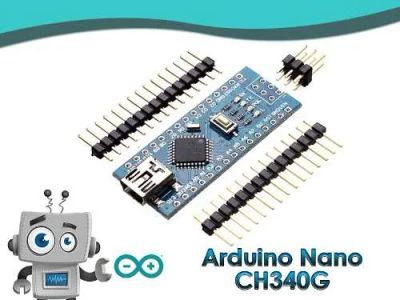 Лот: 6424695. Фото: 1. Arduino Nano V3.0 5V ATmega328... Микроконтроллеры
