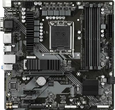 Лот: 25627499. Фото: 1. Gigabyte B760M DS3H LGA1700 DDR4... Материнские платы