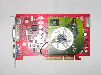 Лот: 25376. Фото: 1. GeForce 6600GT 256Mb AGP. Красноярск