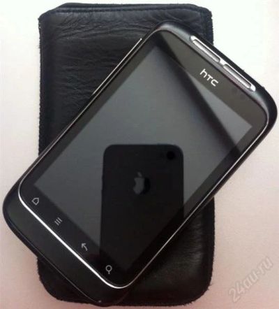 Лот: 2964828. Фото: 1. HTC Wildfire S флешка 4Гб + кож... Смартфоны