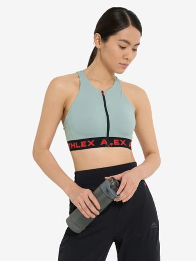 Лот: 24919508. Фото: 1. Топ бра спортивный Athlex, Голубой. Другое (спортивная одежда)