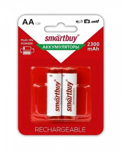 Лот: 12123375. Фото: 1. Аккумулятор Smartbuy R6 (2300mA-NiMH... Батарейки, аккумуляторы, элементы питания