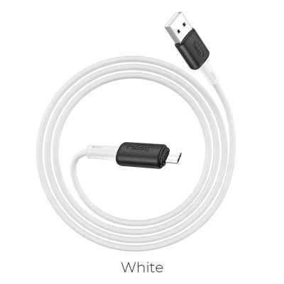 Лот: 21513884. Фото: 1. Кабель USB Hoco X48 Micro, силиконовый... Дата-кабели, переходники