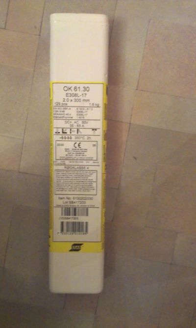 Лот: 5253047. Фото: 1. Электроды ESAB OK 61.30 2,0х300... Электроды, проволока для сварки