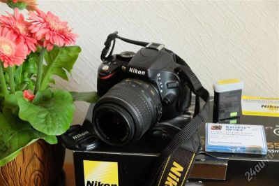 Лот: 2838057. Фото: 1. Фотокамера Nikon D5100 Kit 18-55... Цифровые зеркальные