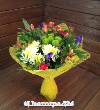 Лот: 7551721. Фото: 1. Букет № 640 Доставка цветов в... Свежие цветы