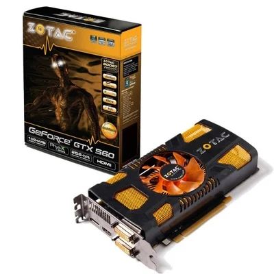 Лот: 6051965. Фото: 1. 1Gb Zotac GTX 560 256 bit Быстрее... Видеокарты