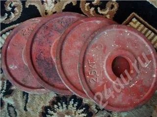Лот: 406724. Фото: 1. блины для штанги. Штанги, блины
