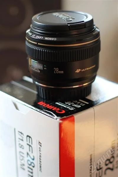 Лот: 1011522. Фото: 1. Canon 28mm 1.8 USM (гарантия до... Объективы
