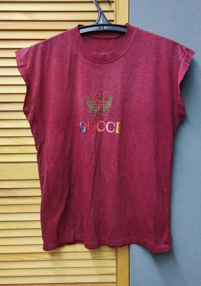 Лот: 25581291. Фото: 1. Футболка Gucci, размер примерно... Футболки, поло