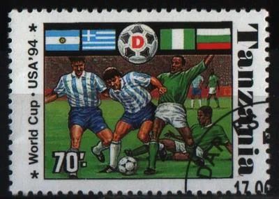 Лот: 7100173. Фото: 1. Танзания 1994г футбол. Марки