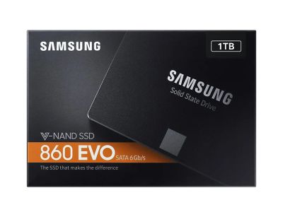 Лот: 11931352. Фото: 1. SSD Samsung 860 EVO 1TB 2.5" SATA... SSD-накопители