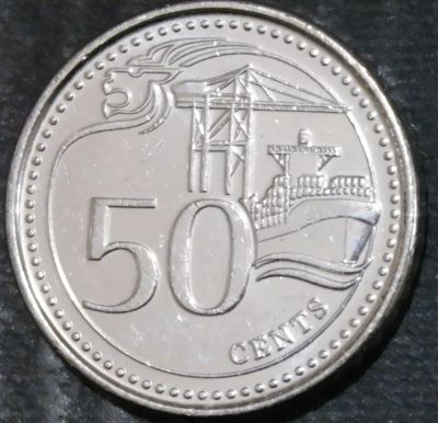 Лот: 14845701. Фото: 1. Экзотика с рубля (20476) Сингапур. Остальные страны