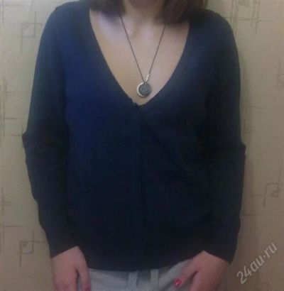 Лот: 2675749. Фото: 1. полувер синий. Свитеры, толстовки, худи