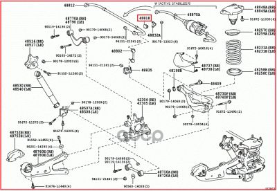 Лот: 21876110. Фото: 1. Втулка Стабилизатора Заднего TOYOTA... Другое (автозапчасти)