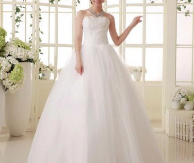 Лот: 3892717. Фото: 1. Свадебное платье К-9 новое 44-48... Другое (свадебная мода)