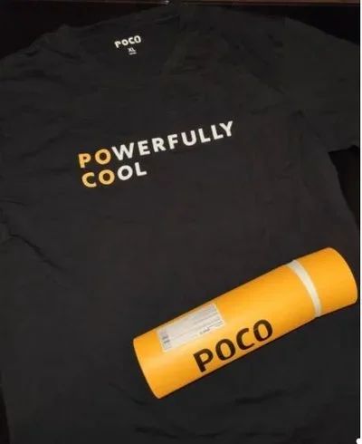 Лот: 17873824. Фото: 1. Футболка POCO 3XL Black / Черная... Футболки, поло