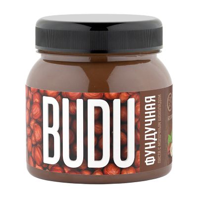 Лот: 18906429. Фото: 1. BUDU BUDU паста фундучная с молочным... Диетическое питание