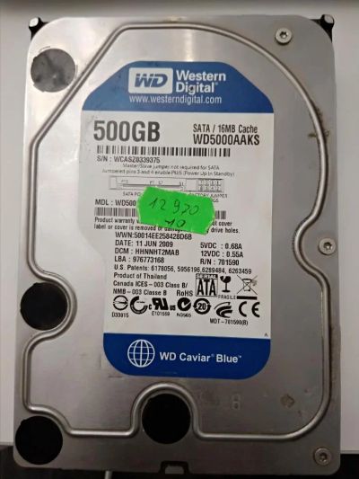 Лот: 11124298. Фото: 1. Жесткий диск Western Digital Blue... Жёсткие диски