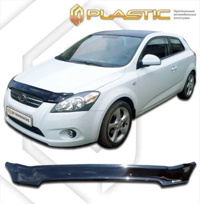 Лот: 13003498. Фото: 1. Дефлектор капота KIA CEE"D 2007-2010г. Детали тюнинга