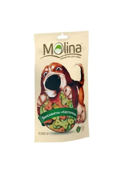Лот: 6861404. Фото: 1. Лакомство Molina для собак, бисквиты... Корма