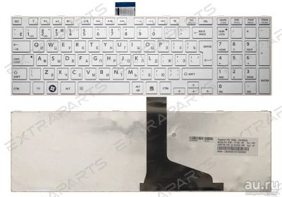 Лот: 15963519. Фото: 1. Клавиатура TOSHIBA Satellite C850... Клавиатуры для ноутбуков