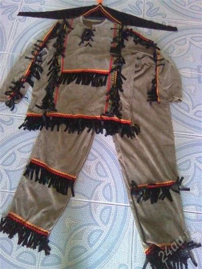 Лот: 1955330. Фото: 1. Новогодний костюм индейца новый. Детские карнавальные, праздничные костюмы