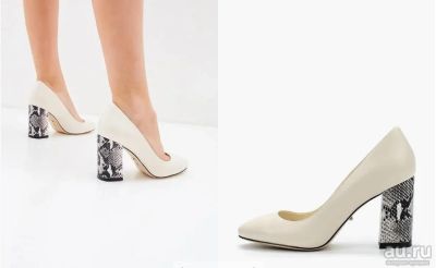 Лот: 15878570. Фото: 1. Кожаные женские белые туфли Vitacci... Туфли для невесты