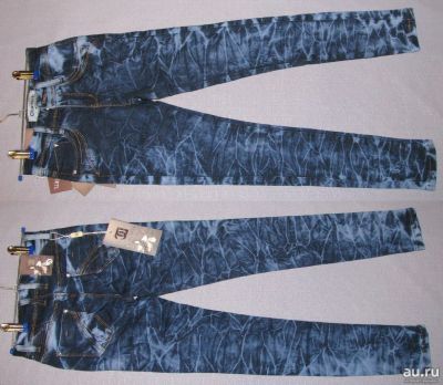 Лот: 9317845. Фото: 1. джинсы имитация мятости новые... Брюки, шорты, джинсы