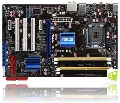 Лот: 568982. Фото: 1. материская плата asus p5q se. Материнские платы
