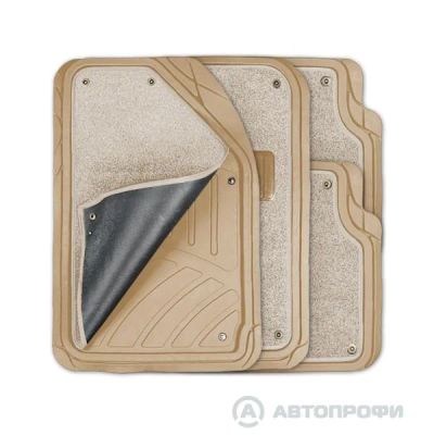 Лот: 3855379. Фото: 1. Автомобильные коврики с отстегивающимся... Чехлы, коврики, оплетки руля