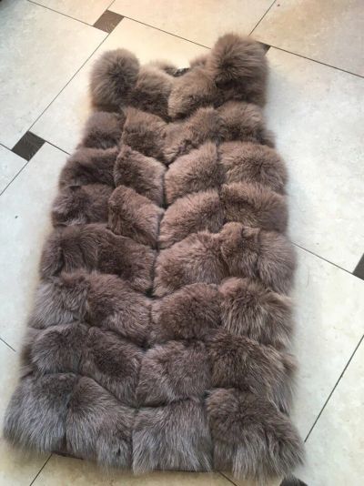 Лот: 8155941. Фото: 1. Меховой жилет из песца. Верхняя одежда