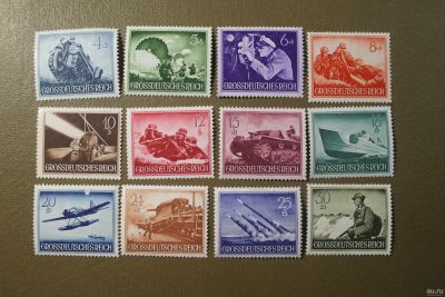 Лот: 13747883. Фото: 1. Германия 1944; Третий рейх; Heroes... Марки