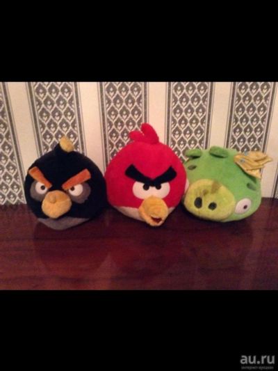 Лот: 8267459. Фото: 1. Игрушка Angry birds. Мягкие