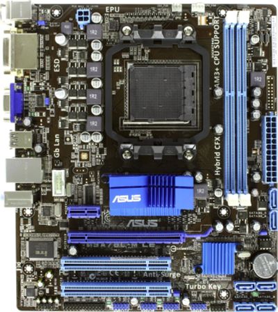 Лот: 17851795. Фото: 1. Отличная плата для AMD: ASUS M5A78L-M... Материнские платы