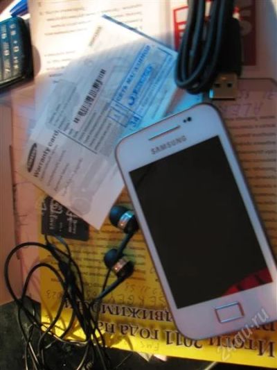 Лот: 2176620. Фото: 1. samsung galaxy s5830 i ace white... Смартфоны