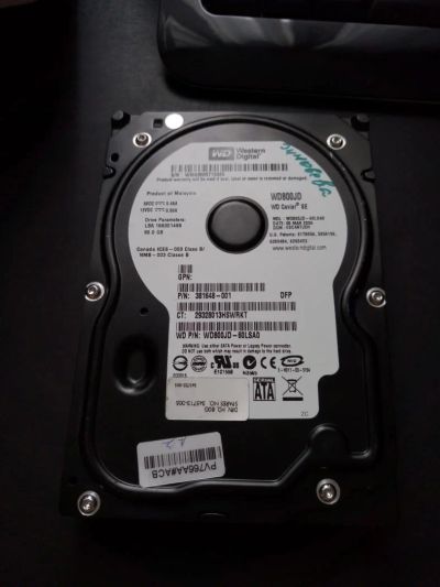 Лот: 7240471. Фото: 1. Жёсткий диск Western Digital WD800JD... Жёсткие диски (HDD)