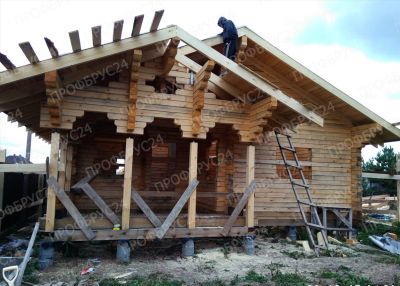 Лот: 11013473. Фото: 1. Сруб бани, от фундамента до кровли... Срубы, бани, дома