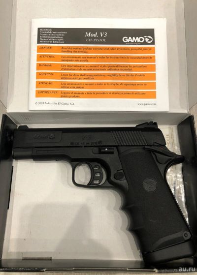 Лот: 16026800. Фото: 1. Пневматический пистолет Gamo V3. Пневматическое оружие