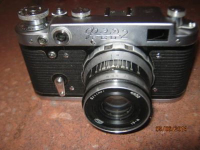 Лот: 4187491. Фото: 1. фотоаппарат ФЭД 2. Плёночные дальномерные, шкальные