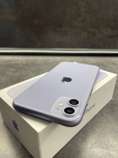 Лот: 19973321. Фото: 1. Идеальный iPhone 11 128Gb Purple... Смартфоны